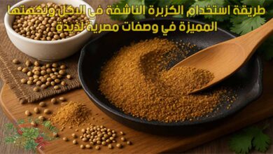 طريقة استخدام الكزبرة الناشفة في الاكل ونكهتها المميزة في وصفات مصرية لذيذة